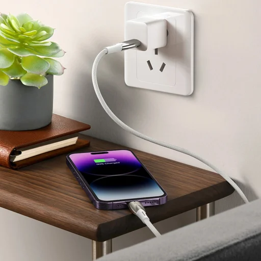 Baseus Glimmer Sorozatú gyorstöltő kábel USB-A - USB-C 100W 480Mbps 1m kék - 13