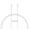 Baseus Superior Sorozat ll USB-C - USB-C 30W 480Mb/s kábel 1m - fehér thumbnail