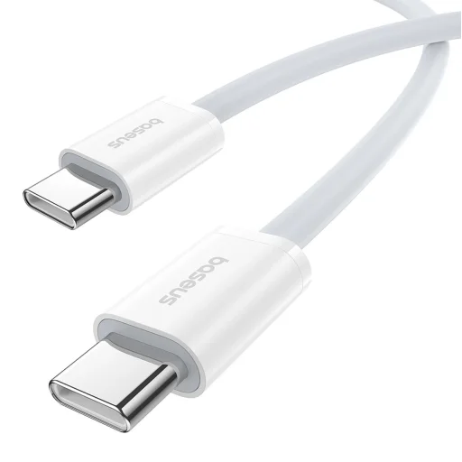 Baseus Superior Sorozat ll USB-C - USB-C 30W 480Mb/s kábel 1m - fehér - 2