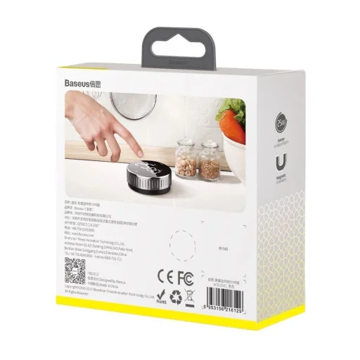 Baseus Heyo forgatható elektronikus időzítő fekete időzítő (ACDJS-01) - 21