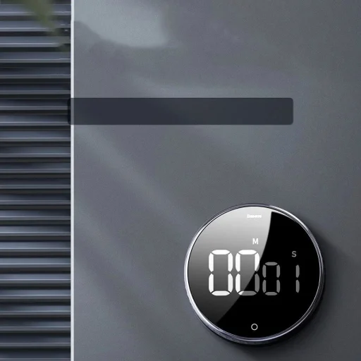 Baseus Heyo forgatható elektronikus időzítő fekete időzítő (ACDJS-01) - 8