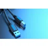USB 3.0 A - B nyomtatókábel Vention COOBI 2A 3m Fekete PVC thumbnail