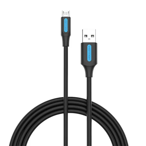 Vention COLBH USB 2.0 A-Micro USB kábel 3A 2m fekete - 1