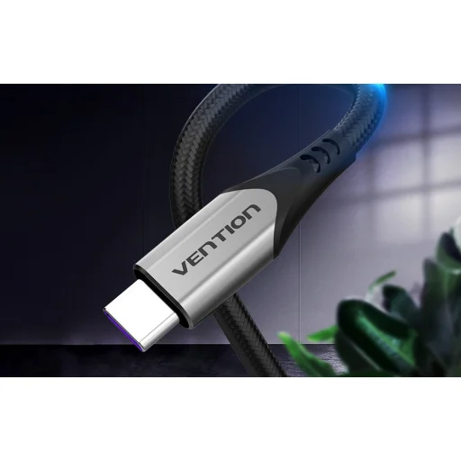 Vention COFHG USB-C - USB 2.0 kábel 5A 1.5m (szürke) - 2