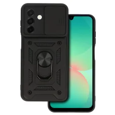 Csúsztatható Kamera Páncél Tok Samsung Galaxy A26 5G Fekete tok
