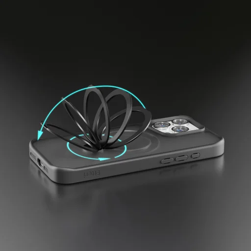 Etteri Matt Mag Ring tok iPhone 16 Pro Max 6,9" fekete tok - 9