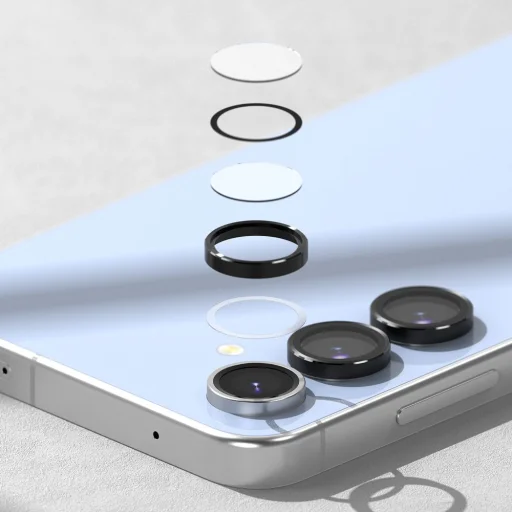 Ringke Kamera Keretvédő 2-pack Samsung Galaxy S24 FE fekete üvegfólia - 7
