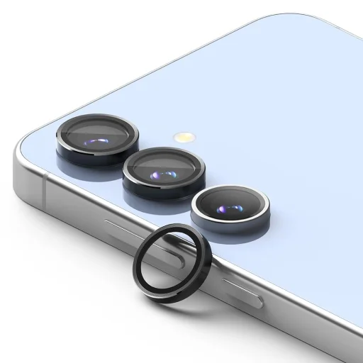 Ringke Kamera Keretvédő 2-pack Samsung Galaxy S24 FE fekete üvegfólia - 3