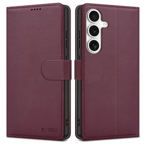 Tech-protect Wallet Galaxy S25 Mulberry tok - 1