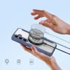 Dux Ducis Skin X Pro tok Samsung Galaxy S25-hez MagSafe-fel és pénztárcával - kék thumbnail