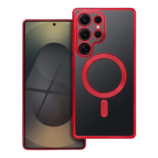 ELECTRO MAG COVER tok kompatibilis MagSafe-fel SAMSUNG S25 Edge piros - 1