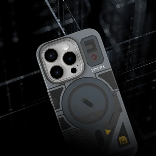 FORCELL F-VÉDELEM Szintjei Kettős Réteg 4D technológiával, Katonai Ejtésteszt kompatibilis MagSafe-el a SAMSUNG S25 részére, kiber szürke tok - 4