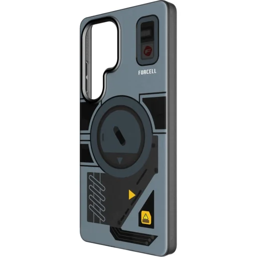 FORCELL F-VÉDELEM Szintjei Kettős Réteg 4D technológiával, Katonai Ejtésteszt kompatibilis MagSafe-el a SAMSUNG S25 részére, kiber szürke tok - 6