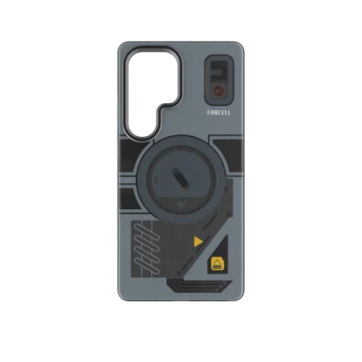 FORCELL F-VÉDELEM Szintjei Kettős Réteg 4D technológiával, Katonai Ejtésteszt kompatibilis MagSafe-el a SAMSUNG S25 részére, kiber szürke tok - 7