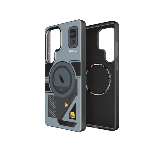 FORCELL F-VÉDELEM Szintjei Kettős Réteg 4D technológiával, Katonai Ejtésteszt kompatibilis MagSafe-el a SAMSUNG S25 részére, kiber szürke tok - 1