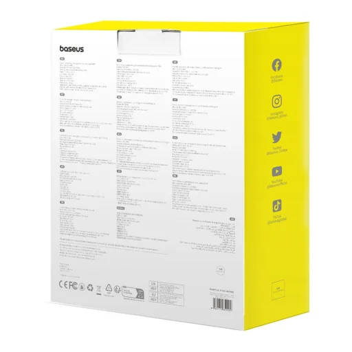 Baseus Super Energy Air Sorozat Autó Indító (10000mAh, 1000A Csúcskihasználás) Fekete - 9