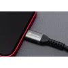 FORCELL F-ENERGY C257 kábel USB A - Lightning 2,4A 12W Cafule 2 m fekete thumbnail
