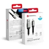 FORCELL F-ENERGY C257 kábel USB A - Lightning 2,4A 12W Cafule 2 m fekete