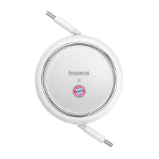 Baseus Free2Pull C kábel C-re 100W (fehér) Bayern Edition