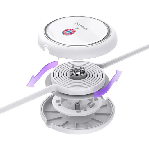 Baseus Free2Pull C kábel C-re 100W (fehér) Bayern Edition - 5