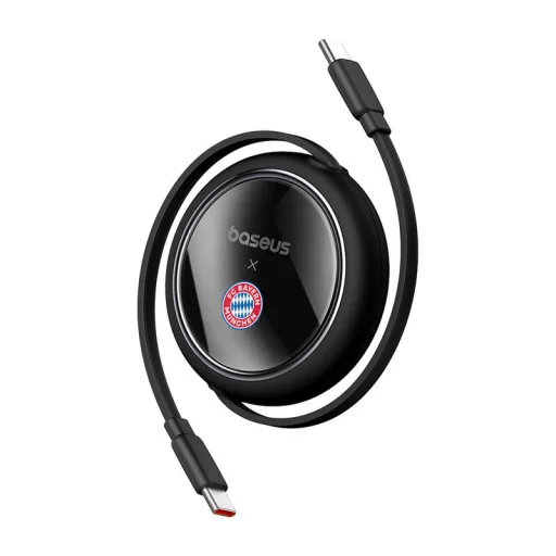 Baseus Free2Pull C-C 100W 1m (fekete) Bayern Edition kábel - 1