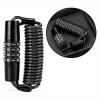 Rockbros T609 bicycle lock with 1.5 m combination - black thumbnail