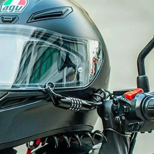 Rockbros T609 bicycle lock with 1.5 m combination - black - 3