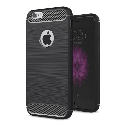 CARBON tok iPhone 5/5S/SE fekete tok - 1