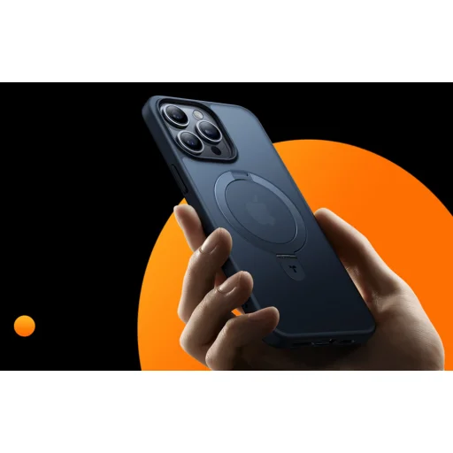 Torras UPRO Ostand Matte tok iPhone 15 Pro (fekete) - 6