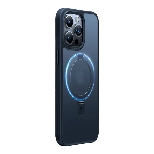 Torras UPRO Ostand Matte tok iPhone 15 Pro (fekete) - 1