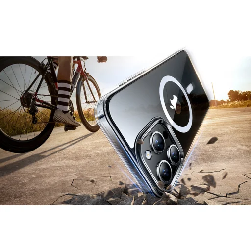 Torras Diamond Clear-Mag iPhone 15 Pro tok (átlátszó) - 5