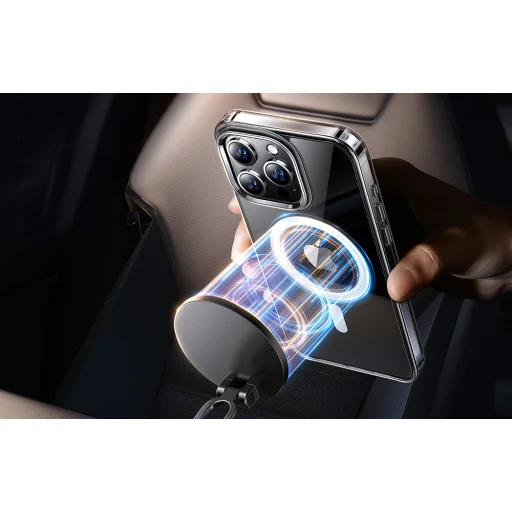 Torras Diamond Clear-Mag iPhone 15 Pro tok (átlátszó) - 6