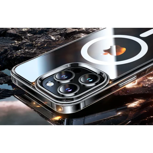 Torras Diamond Clear-Mag iPhone 15 Pro tok (átlátszó) - 7