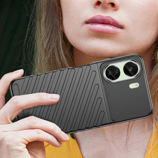Thunder Case páncél tok Xiaomi Redmi 13c - fekete tok - 9