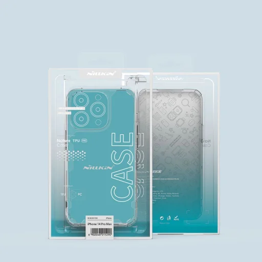 Nillkin Nature Pro iPhone 14 Pro Max tok, kék páncélozott tok - 5