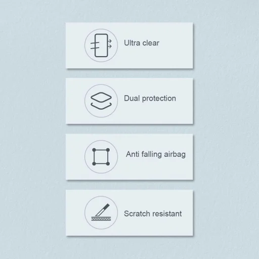 Nillkin Nature Pro iPhone 14 Pro Max tok, kék páncélozott tok - 10