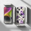 Ringke Fusion Design páncélozott tok zselés kerettel iPhone 14 Plus-hoz átlátszó (Purple rose) (FD637E29) tok thumbnail