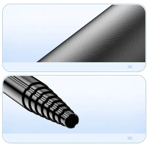 Selfie bot WC12YDS 1.3m alumínium ötvözet teleszkópos állvány dupla lámpával és telefontartóval - fekete - 23