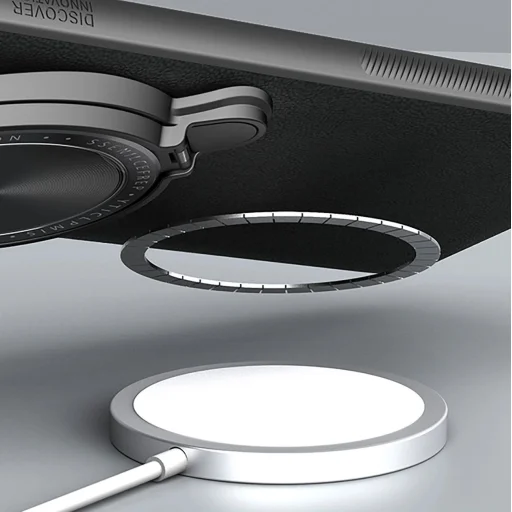 Nillkin CamShield Prop Leather Mágneses tok Xiaomi 14 Ultra - fekete - 11