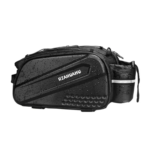 WYA36Y7S Biciklis csomagtartó táska hosszú pánttal és bővíthető oldalzsebekkel - Fekete - 14