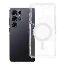 CLEAR MAG COVER tok, kompatibilis MagSafe technológiával, Samsung Galaxy S25 Ultra átlátszó