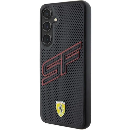 Ferrari Big SF Perforated tok Samsung Galaxy S24+ - fekete - 2