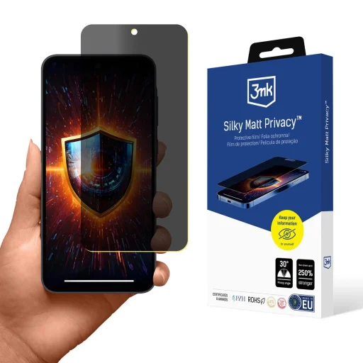 3mk Silky Matt Privacy üvegfólia Samsung Galaxy A35 / A55 5G - 1