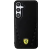 Ferrari Forró Bélyegző V Vonalas MagSafe Samsung Galaxy S24+ fekete tok thumbnail