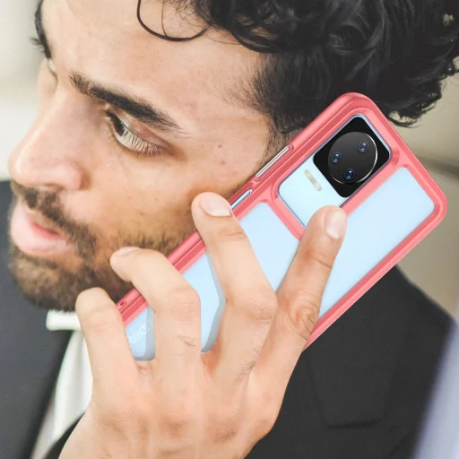 Outer Space tok Xiaomi Poco F4 5G tok rugalmassággal rendelkező kerettel piros - 7