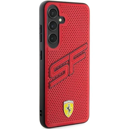Ferrari Big SF Perforated tok Samsung Galaxy S24 Plus - piros - 4