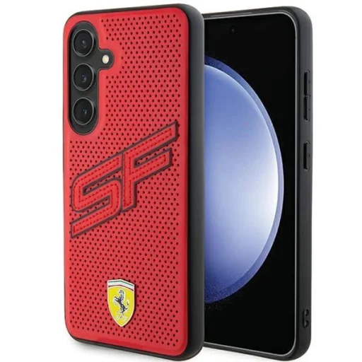 Ferrari Big SF Perforated tok Samsung Galaxy S24 Plus - piros - 1