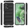 Magic Shield tok Xiaomi Redmi Note 12 5G / Poco X5 5G Rugalmas Armor Borító Fekete tok thumbnail