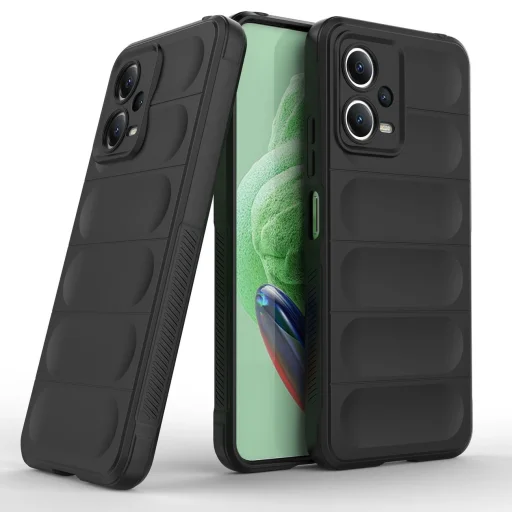 Magic Shield tok Xiaomi Redmi Note 12 5G / Poco X5 5G Rugalmas Armor Borító Fekete tok - 7