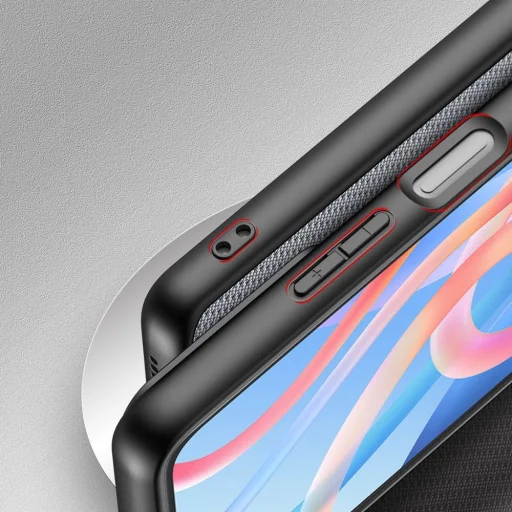 Dux Ducis Fino tok nylon anyaggal borítva Poco M4 Pro 5G kék tok - 7